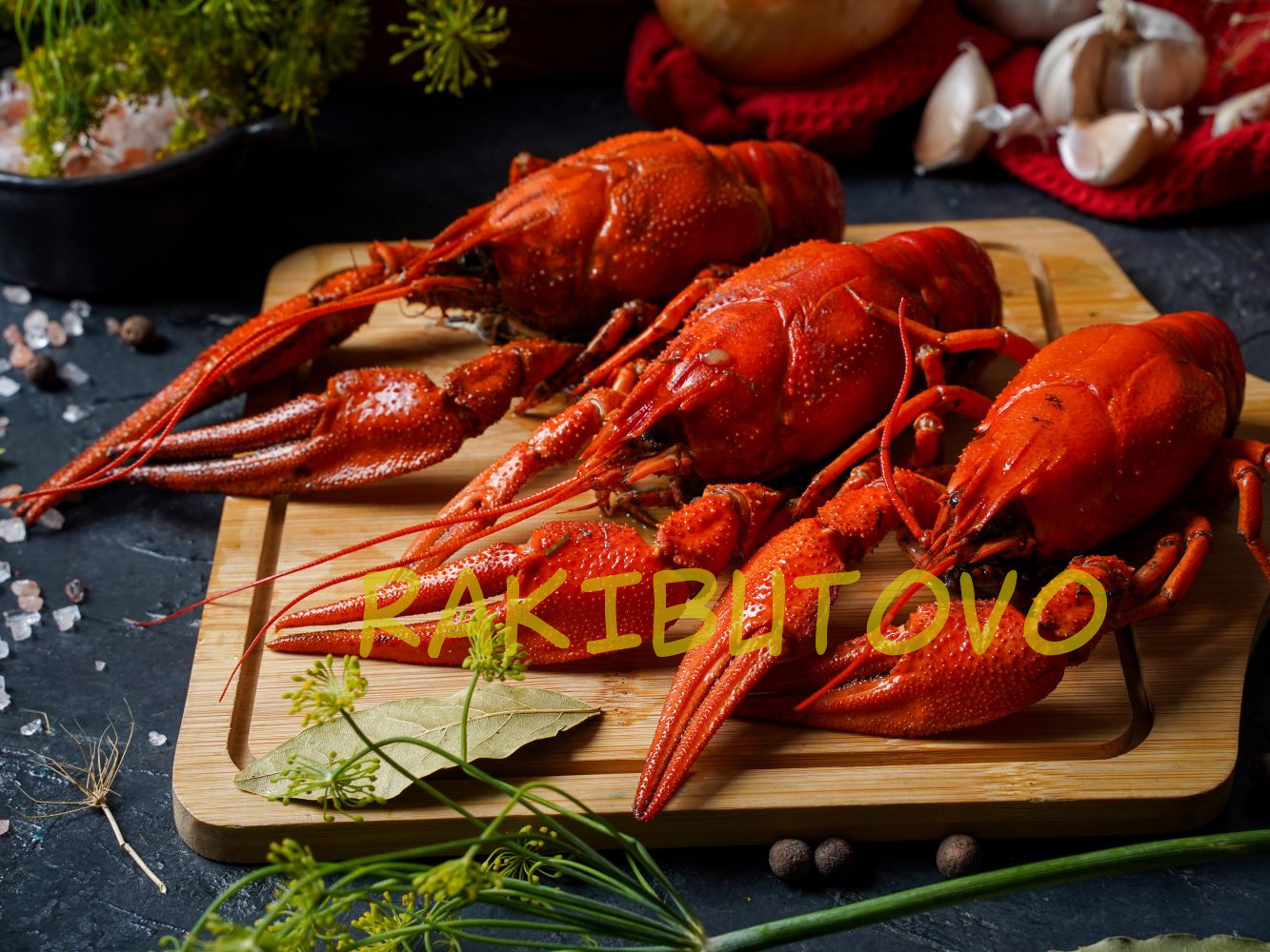 Вареные раки XL