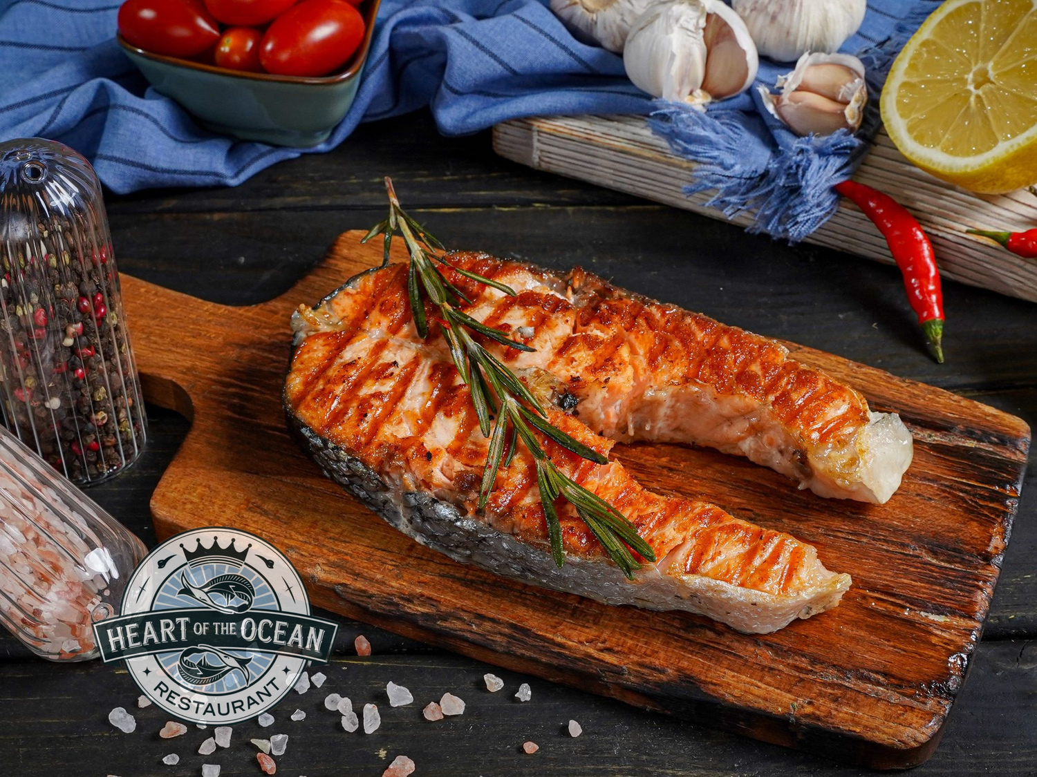 Стейк из лосося Бер-блан