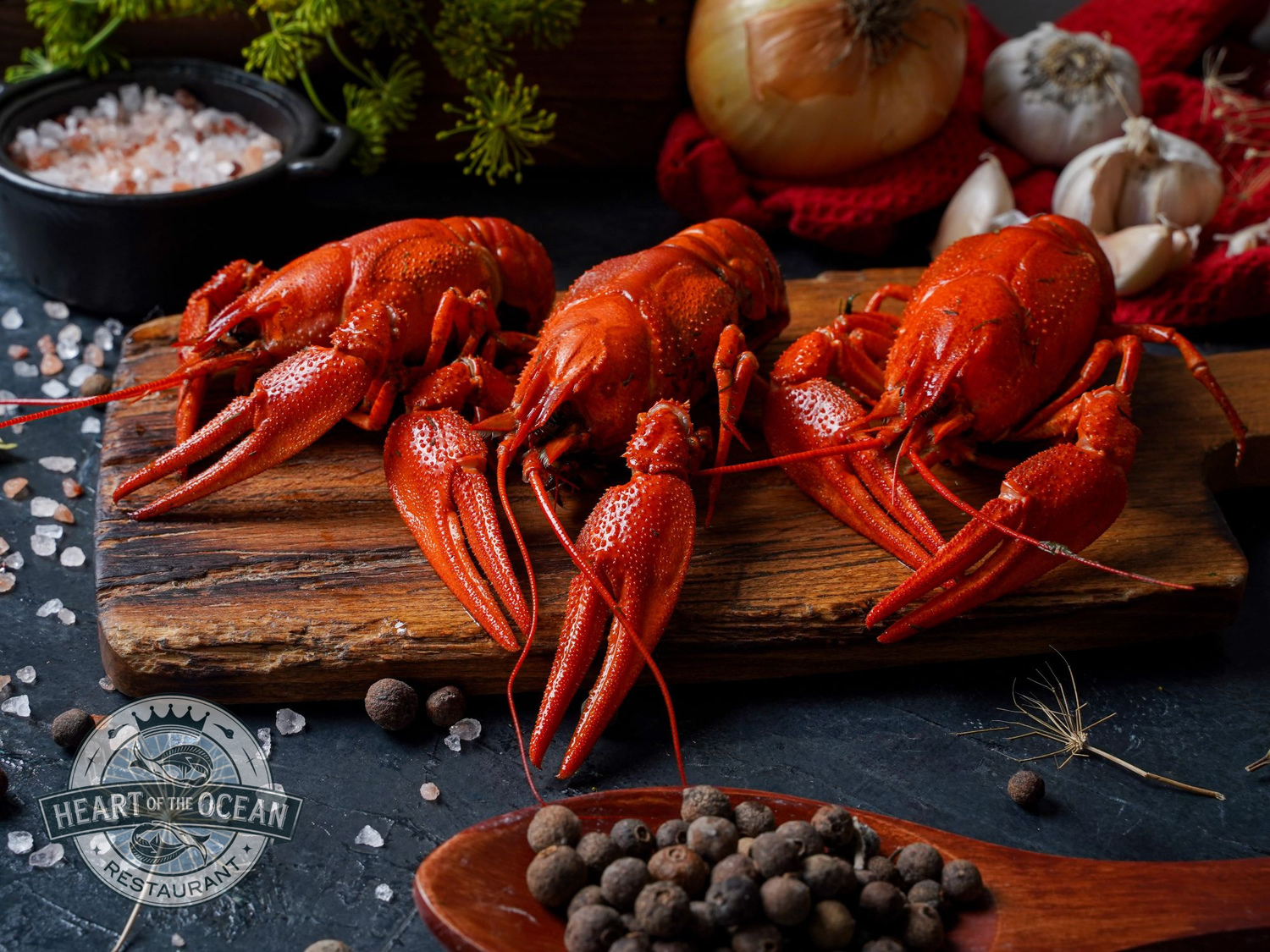 Вареные раки L